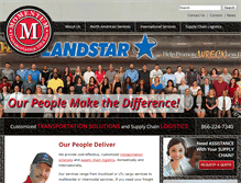 Tablet Screenshot of landstar-agent.com